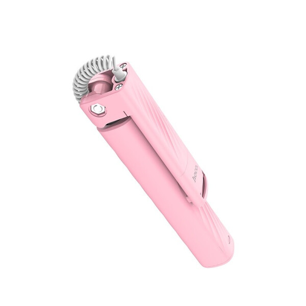 

Монопод Hoco K8 Starry lightning mini wired selfie stick Pink