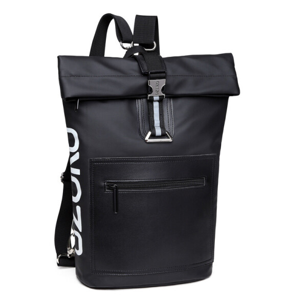 

Городской рюкзак Ozuko RollTop 8982 черный