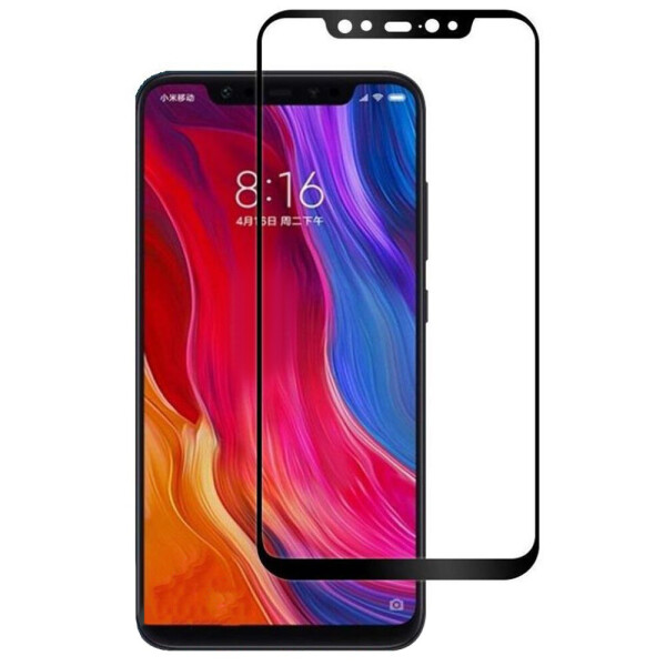 

Защитное стекло 5D для Xiaomi Mi 8 Black