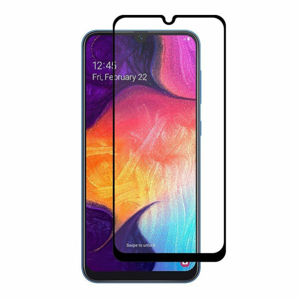 

Защитное стекло 5D для Samsung A40 Black