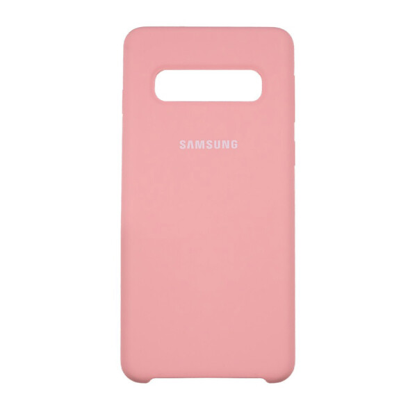 

Панель Silicone Case Original для Samsung S10 Светло-розовый
