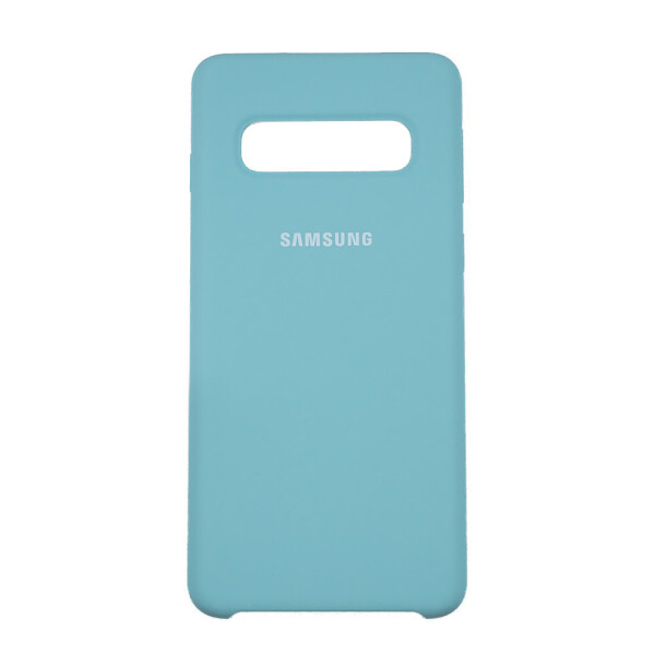 

Панель Silicone Case Original для Samsung S10 Мятный