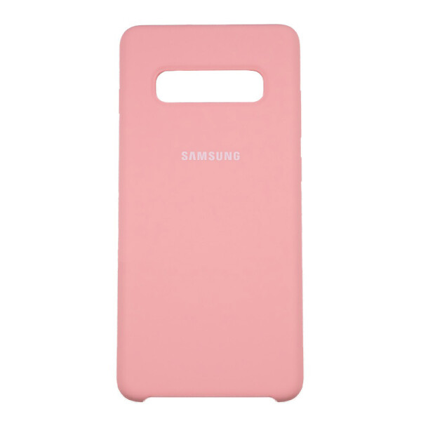 

Панель Silicone Case Original для Samsung S10 Plus Светло-розовый