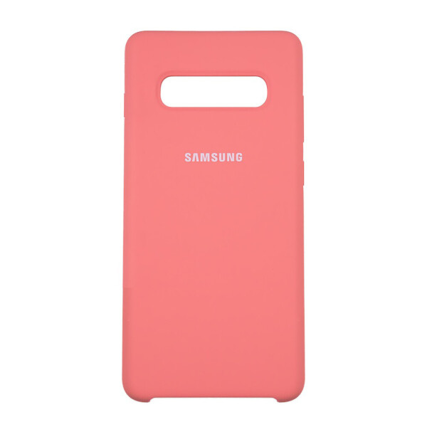 

Панель Silicone Case Original для Samsung S10 Plus Розовый