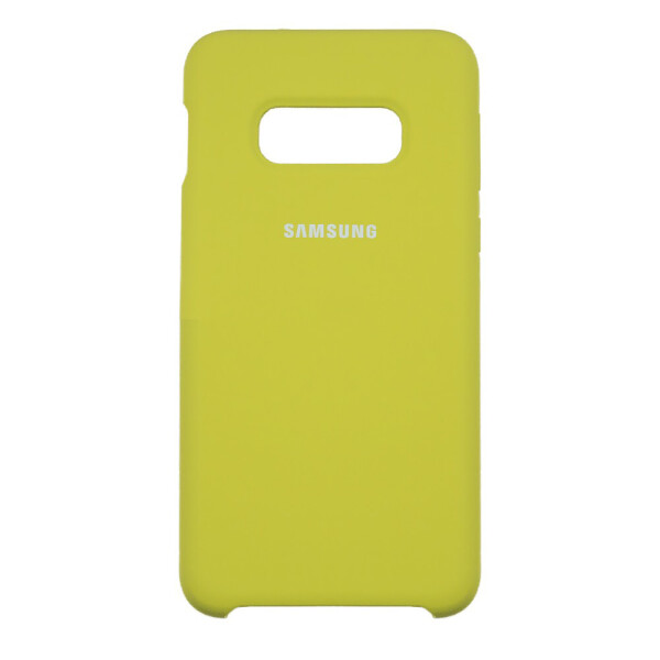 

Панель Silicone Case Original для Samsung S10e Бледно-желтый