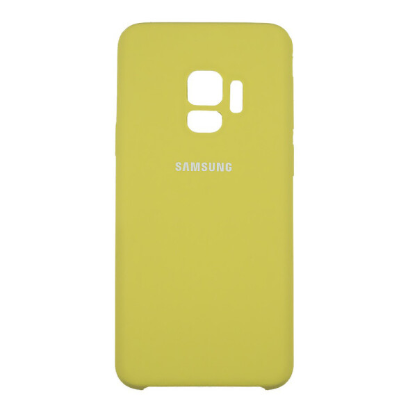 

Панель Silicone Case Original для Samsung S9 Бледно-желтый