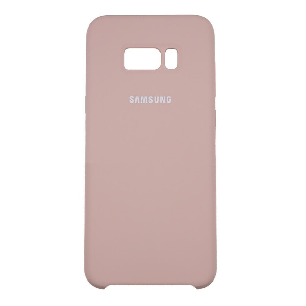 

Панель Silicone Case Original для Samsung S8 Plus Бледно-розовый