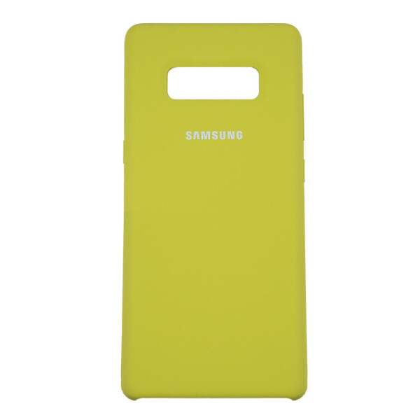 

Панель Silicone Case Original для Samsung Note 8 Бледно-желтый