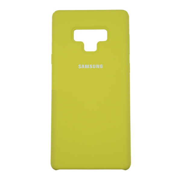 

Панель Silicone Case Original для Samsung Note 9 Бледно-желтый