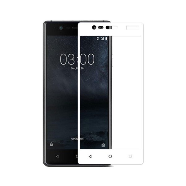 

Защитное стекло Silk Print для Nokia 3 White