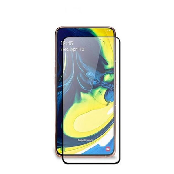 

Защитное стекло 5D для Samsung A80 Black