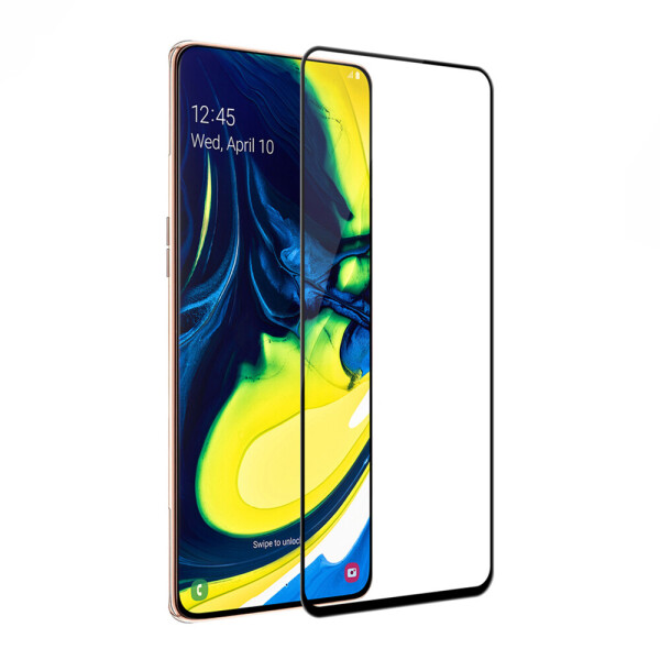 

Защитное стекло 5D Premium для Samsung A80 Black