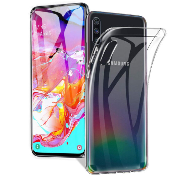 

Панель Silicone Slim Case для Samsung A70 Прозрачный