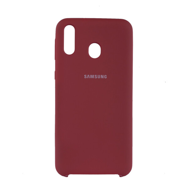 

Панель Jelly Silicone Case для Samsung M20 Марсала