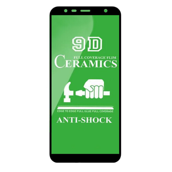 

Защитное стекло гибкое Ceramic для Samsung J6 Plus Black