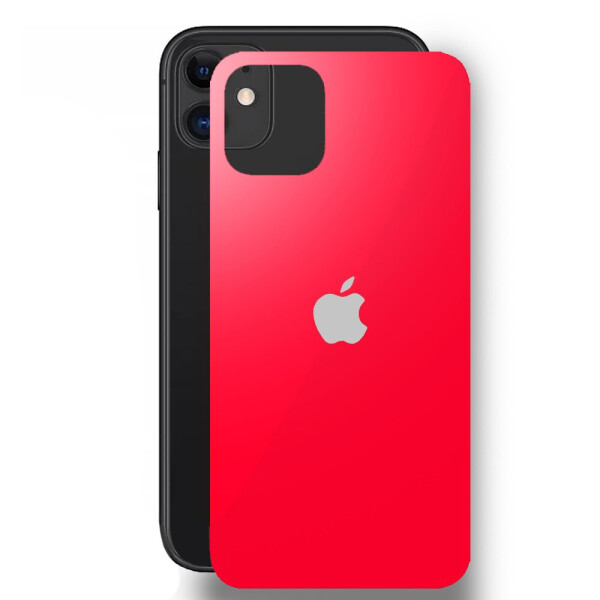 

Защитное стекло Back Glass для iPhone 11 Red