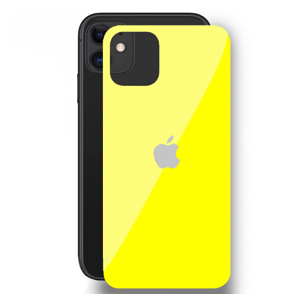 

Защитное стекло Back Glass для iPhone 11 Yellow