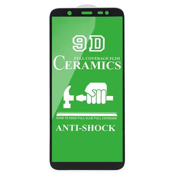 

Защитное стекло гибкое Ceramic для Samsung J8 2018 Black
