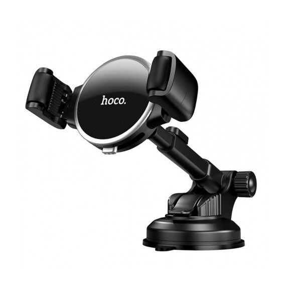 

Автодержатель для телефона Hoco S12 Lite Center console car holder Black Silver