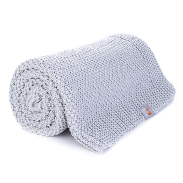 

Плед HappyLittleFox Basic Light Gray 90x120