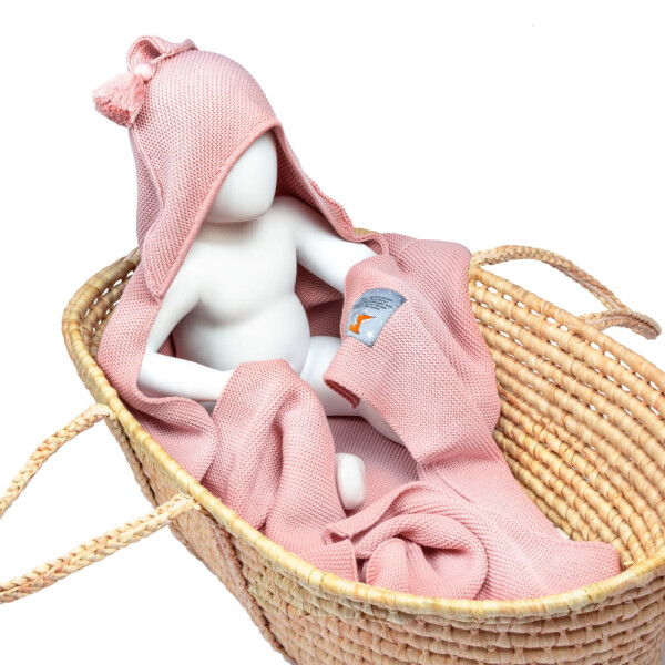 

Плед HappyLittleFox Hood Pinkish Powder 90x90