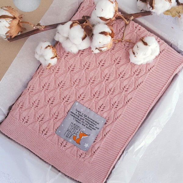 

Плед HappyLittleFox Summer Pinkish Powder 90x90