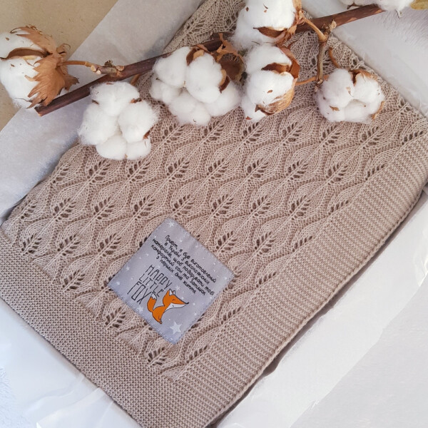 

Плед HappyLittleFox Summer Cappuccino 90x90