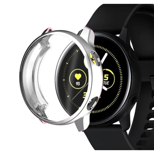 

Чехол для Samsung Watch Active Серебристый глянцевый BeWatch (1021618)