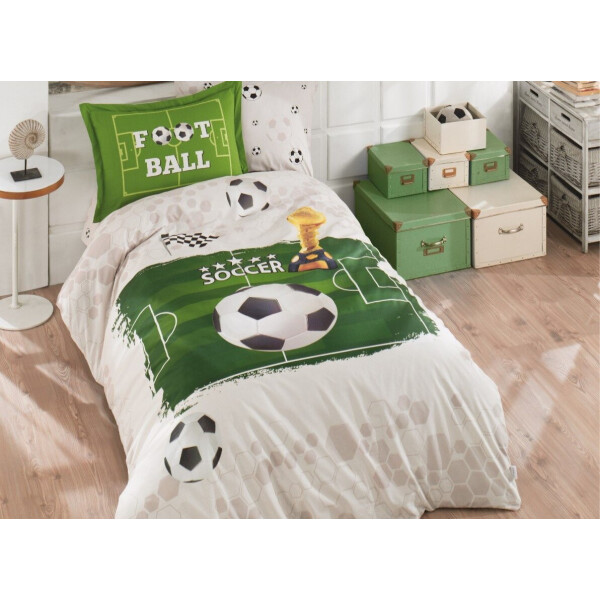 

Подростковое постельное белье Clasy. Ranforce Soccer V1-1,5-спальный подростковый