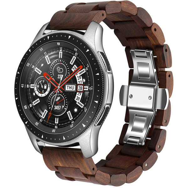 

Браслет для Samsung Galaxy Watch 46mm | Samsung Gear S3 Ремешок 22мм из дерева Сандал от BeWatch (1020903)