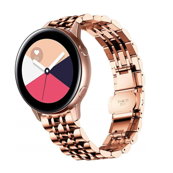 

Браслет для Samsung Galaxy Watch 42 | Active Ремешок 20мм Link стальной Розовое золото BeWatch (1012438)
