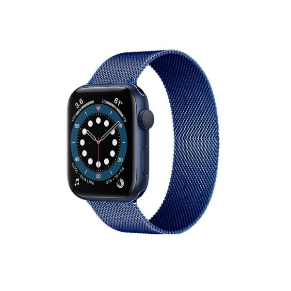 

Браслет для Apple Watch 42 | 44 mm миланская петля Ремешок Blue BeWatch (1060505)