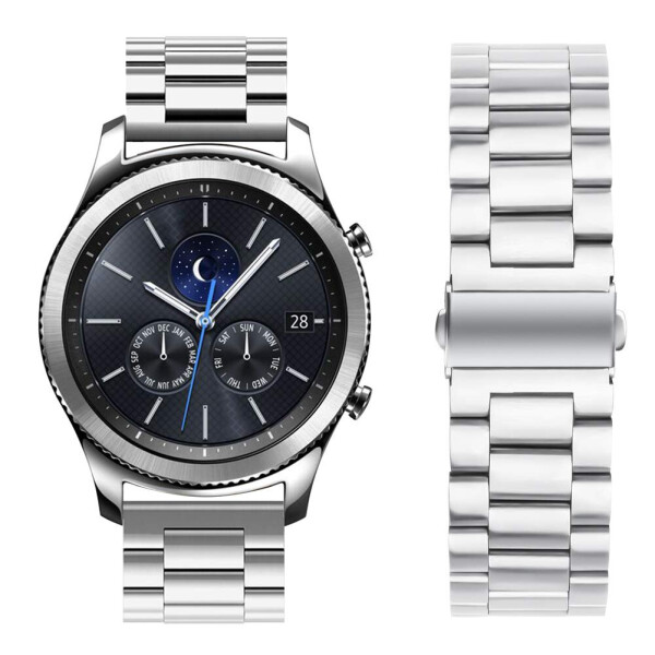 

Браслет для Samsung Galaxy Watch 42мм Ремешок 20мм Xtra стальной классический Silver BeWatch (1110405)
