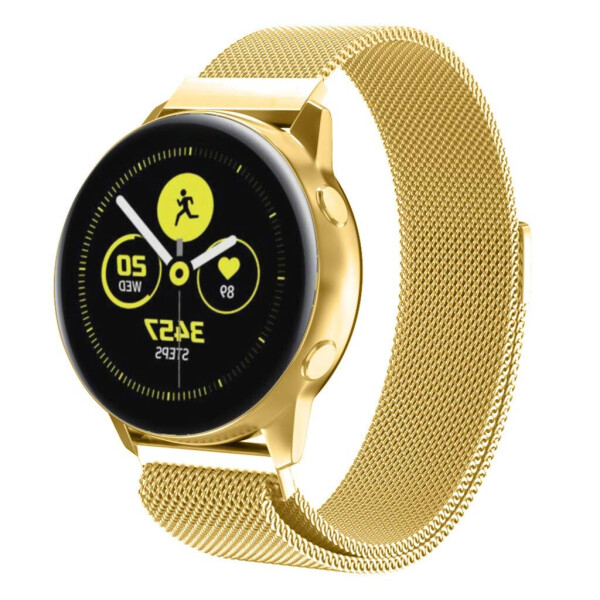 

Браслет для Samsung Galaxy Watch Active | Active 2 миланская петля 20mm Ремешок Золото BeWatch (1010228)