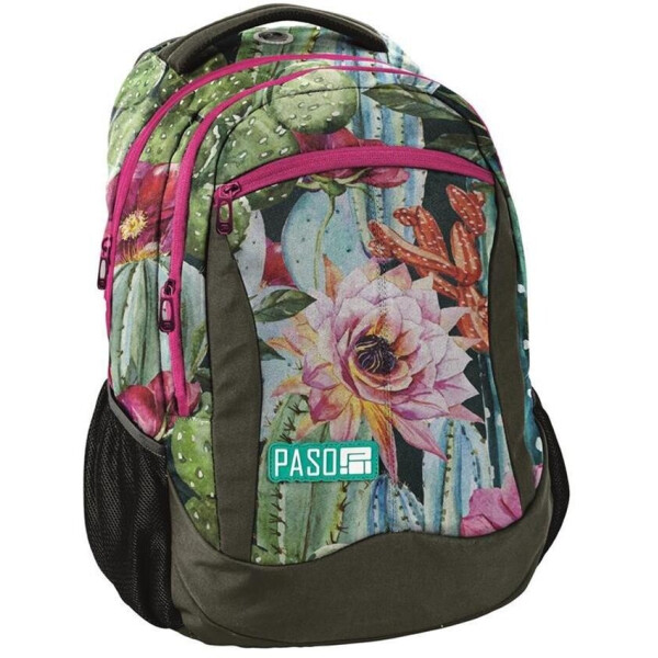 

Рюкзак женский с цветами PASO 22L, 18-2808LO