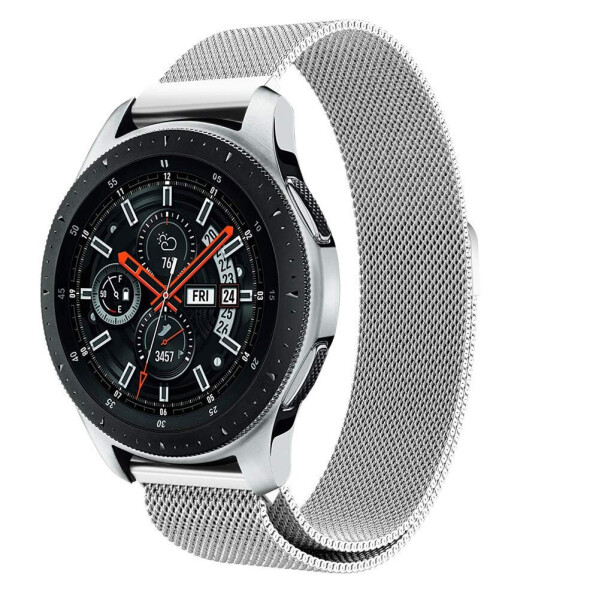 

Браслет для Samsung Galaxy Watch 42mm| Galaxy Watch 3 41 mm стальной миланская петля 20mm Ремешок Серебристый BeWatch (1010218)