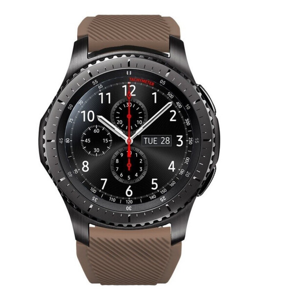 

Ремешок для Samsung Gear S3 | Samsung Galaxy Watch 46 mm силиконовый 22 мм ECO Коричневый BeWatch (1021111)