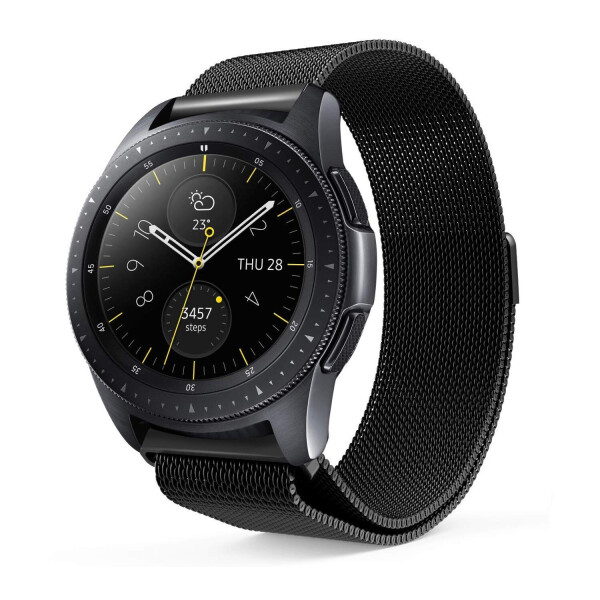 

Браслет для Samsung Galaxy Watch 42 мм |Samsung Galaxy Watch 3 41 mm миланская петля 20 Ремешок Черный BeWatch (1010201.3)