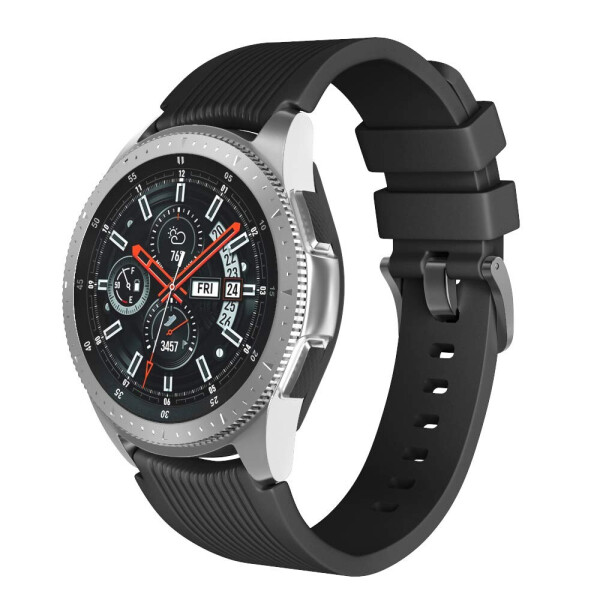 

Ремешок для Samsung Gear S3 | Samsung Galaxy Watch 46 mm силиконовый 22 мм ECO2 Черный BeWatch (1022101)