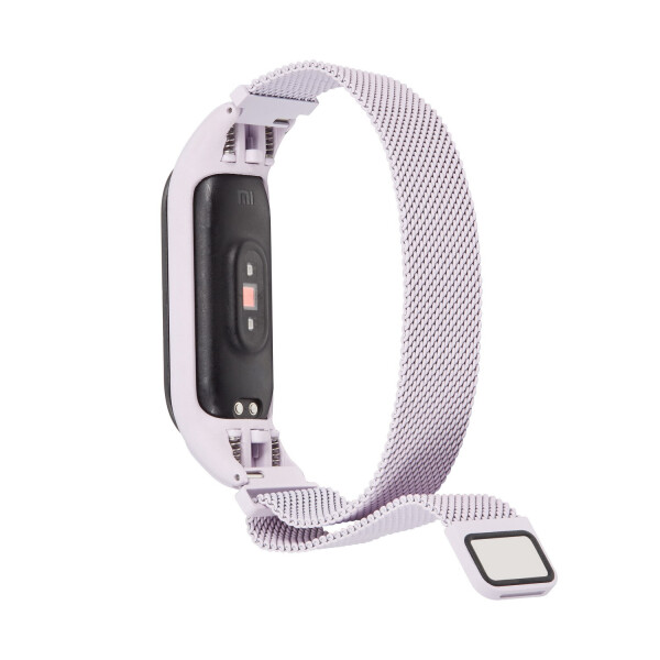 

Браслет для Mi Band 3 | Mi Band 4 миланская петля с магнитной застежкой Ремешок Лаванда BeWatch (1041210)