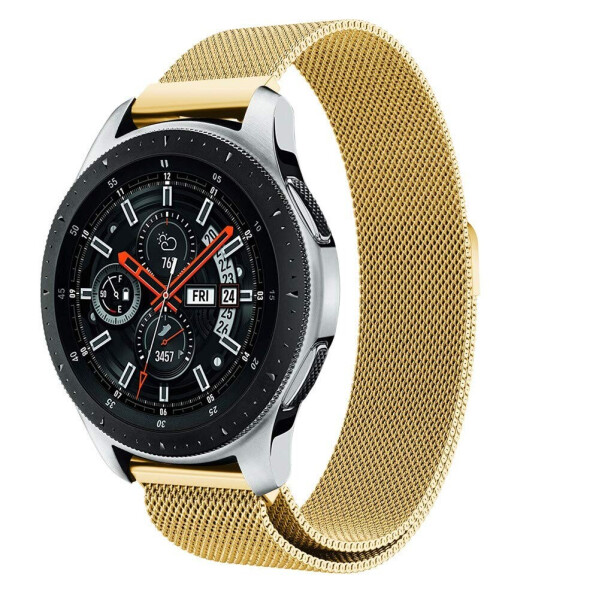 

Браслет для Samsung Galaxy Watch 46 мм | Galaxy Watch 3 45 mm миланская петля 22мм Ремешок Золото BeWatch (1020228.2)