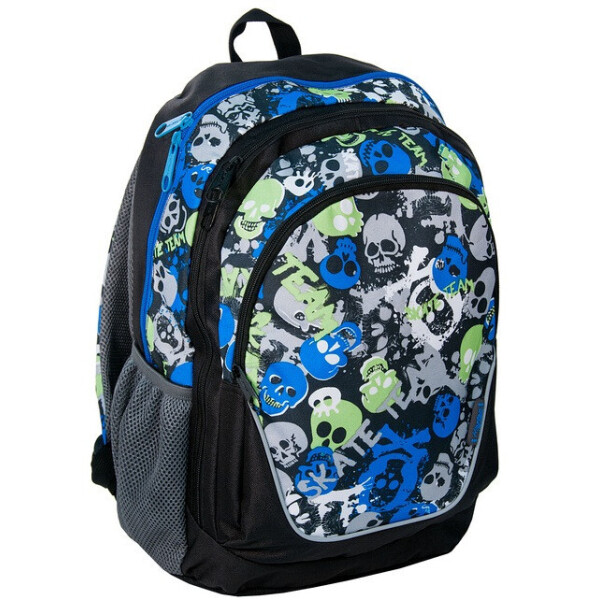 

Молодежный рюкзак PASO 21L 15-367D черный/серый