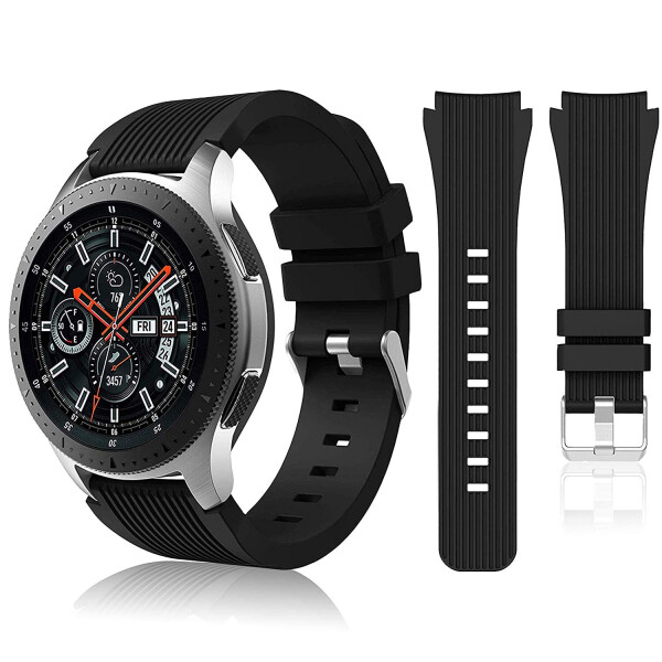 

Ремешок для Samsung Gear S3 силиконовый ECO2 шириной 22 мм Черный BeWatch (1022101)