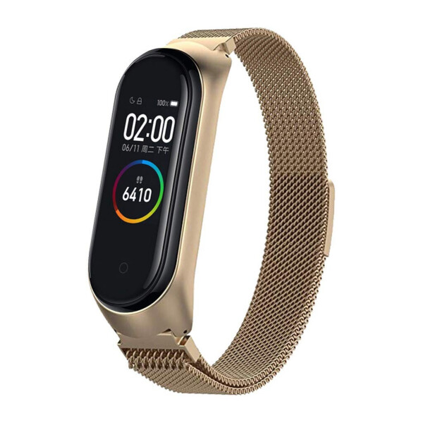 

Ремешок стальной BeWatch миланская петля для Xiaomi Mi Band 4 размер L Кофе (1040309)