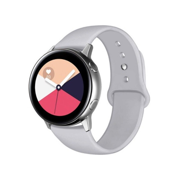 

Ремешок для Samsung Galaxy Watch Active | Active 2 42 | Active 2 44 силиконовый 20мм Серый BeWatch (1010304)