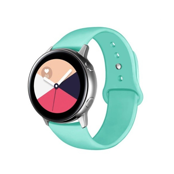 

Ремешок для Samsung Galaxy watch Active | Active 2 40 | Active 2 44 силиконовый 20мм Мятный BeWatch (1010397)