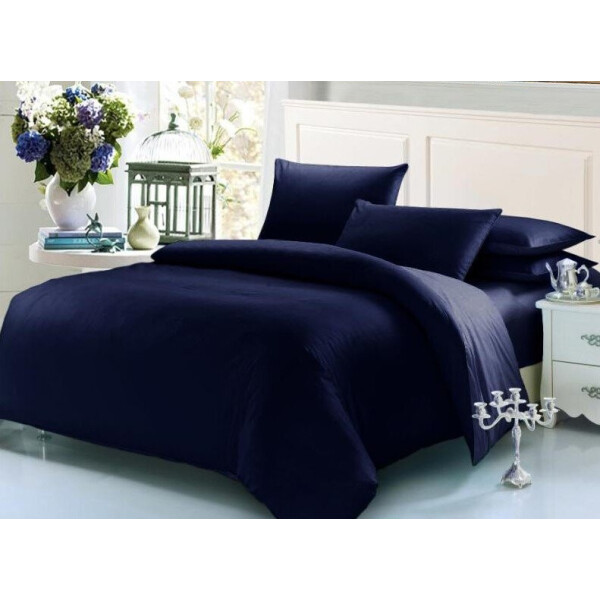 

Постельное белье U-Tek. Home Sateen Dark Blue-Евро