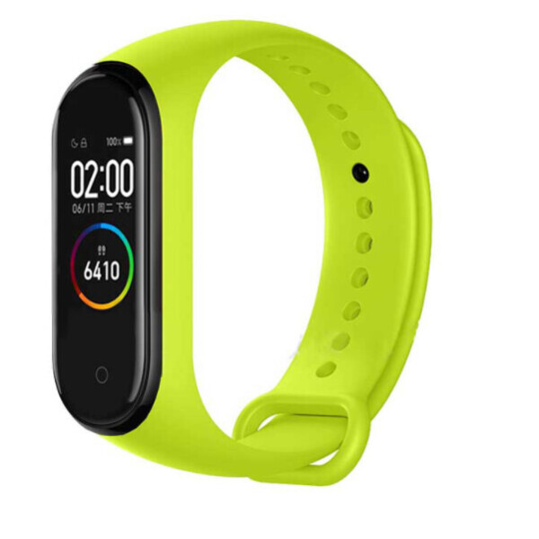 

Ремешок силиконовый для Xiaomi Mi Band 3 | 4 Салатовый BeWatch (1040691)