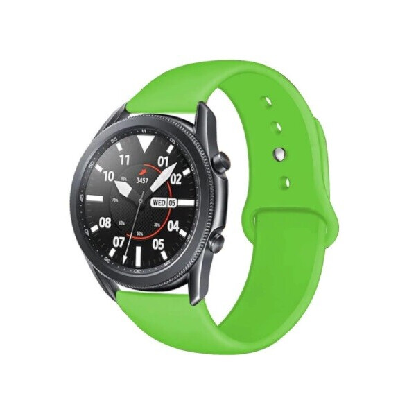 

Ремешок для Samsung Galaxy Watch 42mm | Galaxy Watch 3 41 mm силиконовый Салатовый 20 мм BeWatch (1010316)