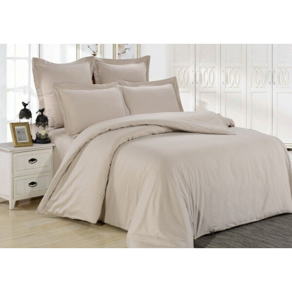 

Постельное белье U-Tek. Home Sateen Beige-Евро